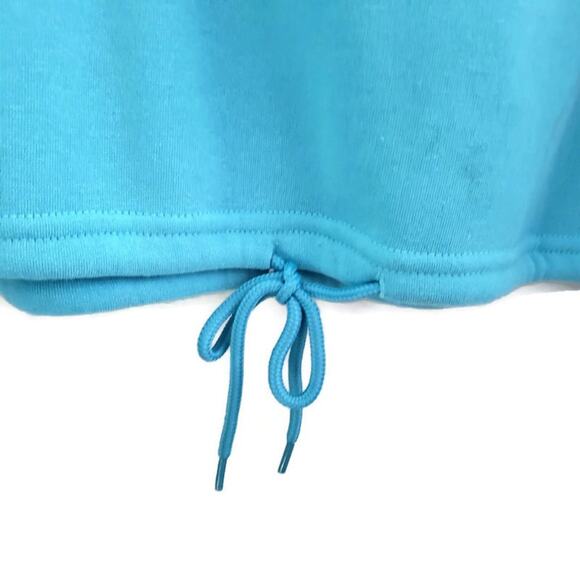 Roma Concepts Women's Draw String Hem Cropped Hoodie 1X - Picture 2 of 12